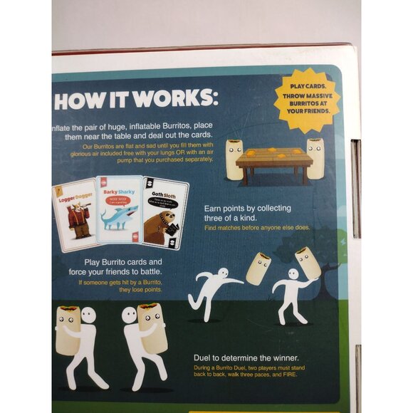 Throw Throw Burrito Extreme Outdoor Dodgeball Edition Card Game - Picture 8 of 8